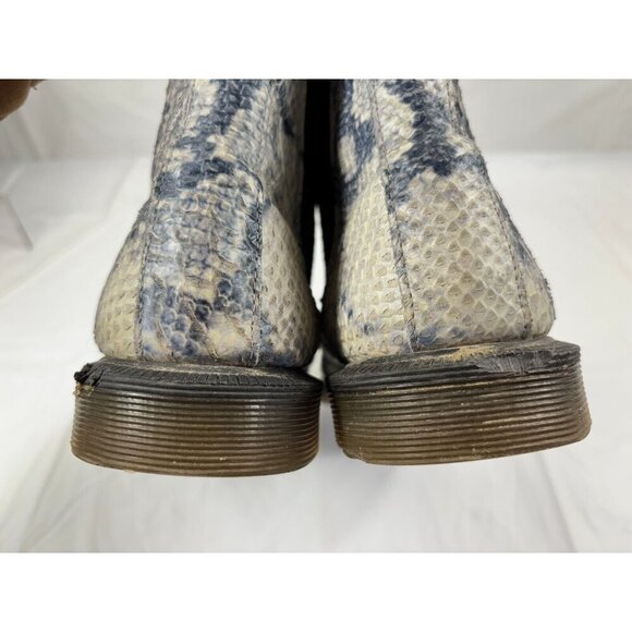 Dr.Marten's Flora Asciano Leather Snakeskin Embossed Chelsea Boot Women's Size 7 - Picture 11 of 14